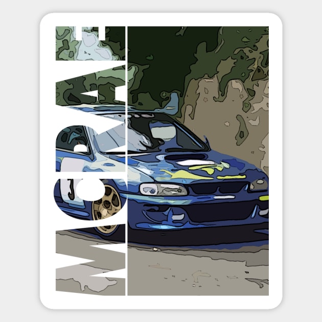 COLIN MCRAE Sticker by HSDESIGNS